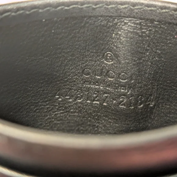 Gucci Marmont Black Leather Card Holder - Picture 5 of 8